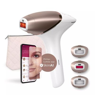 Philips Lumea BRI973/00 Cordless 9900 Series IPL Hair Removal with SkinAI